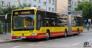 Citaro 8311 jako linia 406, ul. Dworcowa, 2008-09-03.