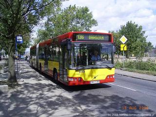 Volvo #8115 jako linia 136, ul. Klecińska