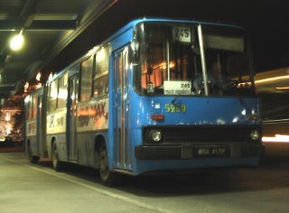 Ikarus #5269 jako linia 245, Dworzec Centralny PKS