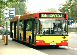 Volvo #8070 jako linia 135, ul. Sucha