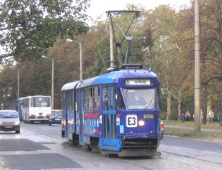 102Na #2059 jako linia E3, pl. Staszica