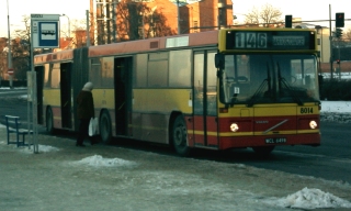 Volvo #8014 jako linia 146, ul. Bardzka