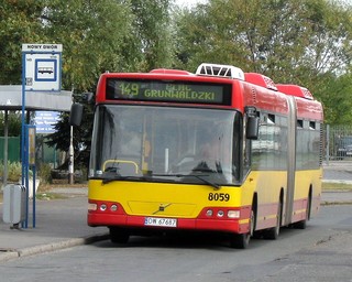 Volvo #8059 na linii 149, Nowy Dwór, 2009.10.03