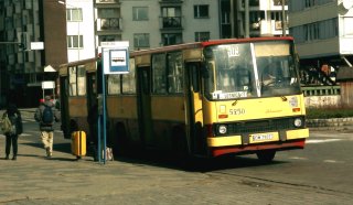Ikarus #5250 jako linia 409, ul. Dworcowa
