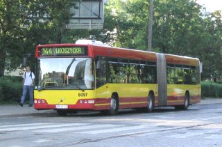 Volvo #8097 jako linia 144, ul. Gajowicka