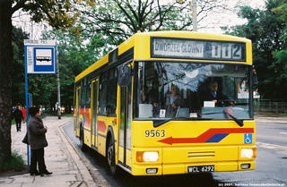 Gniot #9563 jako linia 112, ul. Borowska