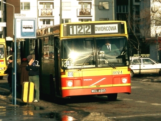Volvo #8024 jako linia 122, ul. Dworcowa
