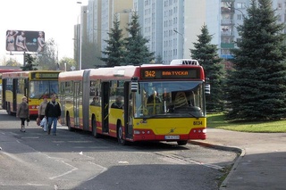 Volvo #8134 na specjalnej linii cmentarnej, Nowy Dwór, 2008.11.01