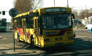 Gniot #9511 jako linia 125, ul. Sucha