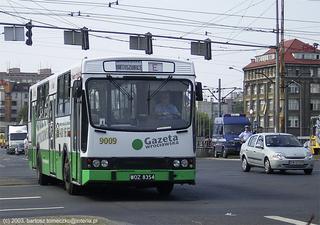 120M #9009 jako linia E, pl. Pierwszego Maja