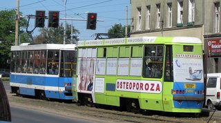 Skład 2490+2491 na linii 9, ul. H. Sienkiewicza, 2009.05.13
