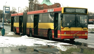 Volvo #8008 jako linia 136, ul. Bardzka
