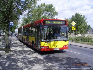 Volvo #8115 jako linia 136, ul. Klecińska