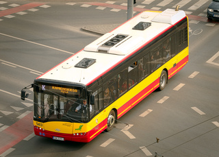 Solaris 5413 jako linia K, ul. Borowska.