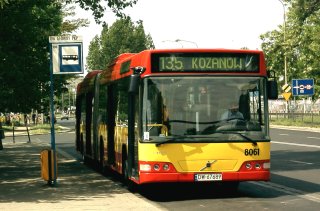 Volvo #8061 jako linia 135, ul. Sucha