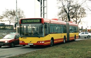 Volvo #8055 jako linia 134, ul. Bardzka