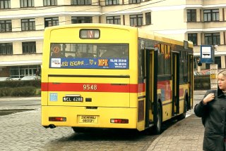 Gniot #9548 jako linia N, pętla Kromera