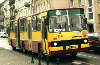 Ikarus #5321 jako linia 139, ul. Podwale