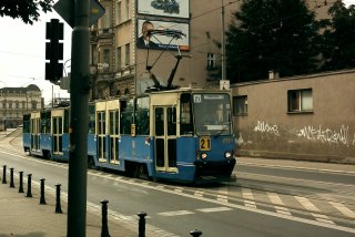 Skład 2520+2519 jako linia 21, ul. Podwale