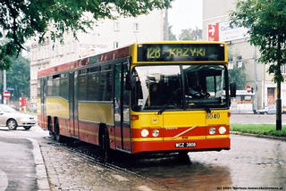 Volvo #8040 jako linia 126, ul. Zaporoska