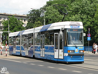 Protram 205WrAs #2705 jako linia 2, ul. Piotra Skargi, 2008-06-29.