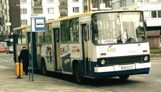 Ikarus #5305 jako linia 409, ul. Dworcowa