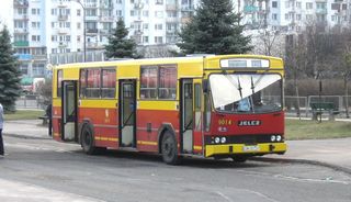 Jelcz #9014 na linii 132, Nowy Dwór, 2009.02.10
