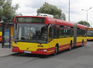 Volvo #8094 na linii 132, Nowy Dwór, 2009.10.02