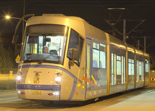 Škoda #3104 na końcówce na Gaju.