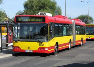Volvo #8060 na linii 142, Nowy Dwór, 2009.08.31