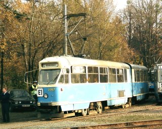 102Nd #2097 jako linia E1, pętla Cmentarz Grabiszyński