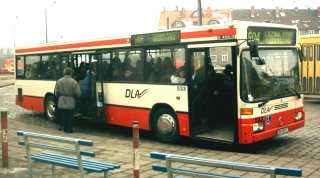 Mercedes #533 jako linia 604, pętla Kromera