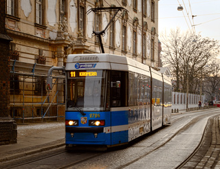Protram #2726 jako linia 11, ul. Św. Jadwigi.