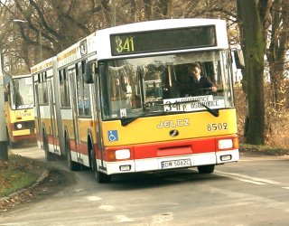 Odkurzacz #8502 jako linia 341, pętla Osobowice