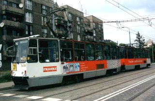 Skład 2490+2491 jako linia 21, ul. Nowy Świat