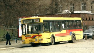 Gniot #9553 jako linia N, ul. Sucha