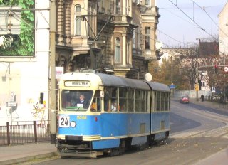 102Na #2040 jako linia 24, ul. Podwale
