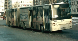 DLA #228 jako Koronobus, ul. Dworcowa