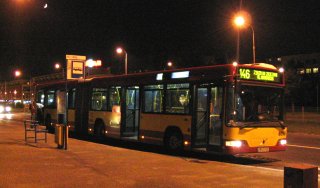 Volvo #8098 jako linia 146, al. Armii Krajowej