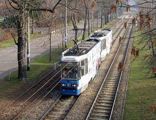 Skład 2434+2433 na jeździe próbnej, ul. Z. Wróblewskiego, 2008.11.14
