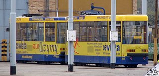 Skład 2606+2605 na zajezdni Borek, 2007-04-08.