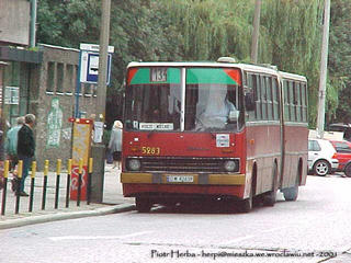 Ikarus #5283 jako linia 134, ul. Zaporoska