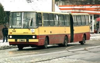 Ikarus #5182 jako linia 142, pl. Staszica