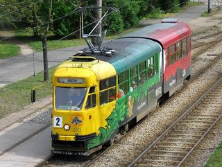 Rezerwowa stodwójka #2072 na linii 2, ul. Z. Wróblewskiego, 2009.04.27