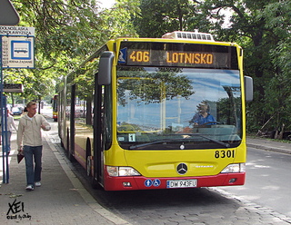 Citaro 8301 jako linia 406, ul. Robotnicza, 2008-09-04.