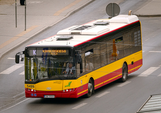 Solaris 5426 jako linia K, ul. Borowska.