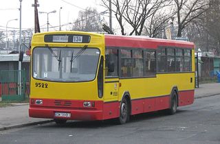 Jelcz #9522 na linii 134, Nowy Dwór, 2008.12.17