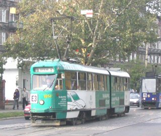 102Na #2058 jako linia E3, pl. Staszica