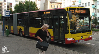 Citaro 8300 jako linia 122 na ul. Dworcowej, 2008-09-04.