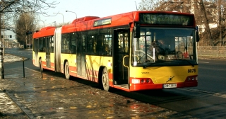 Volvo #8078 jako linia 135, ul. Sucha